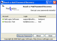 Reach-a-Mail Password Recovery screenshot